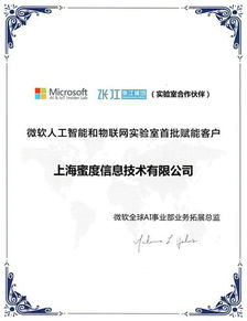 蜜度信息攜手微軟人工智能與物聯(lián)網(wǎng)實驗室，共啟AI應用軟件開發(fā)新篇章
